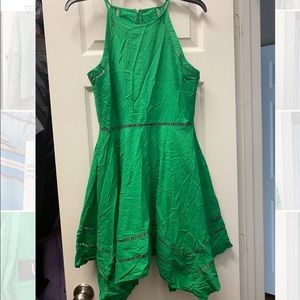 Green Asymmetrical Lulus Dress